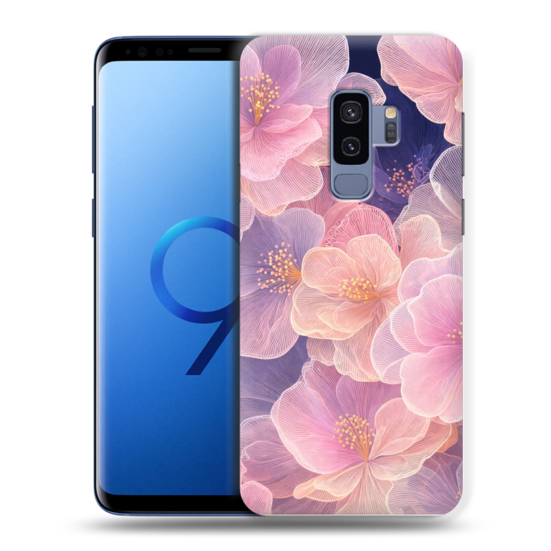 Силиконовый чехол на Samsung Galaxy S9 Plus с принтом женский Силиконовый чехол на Samsung Galaxy S9 Plus с принтом женский