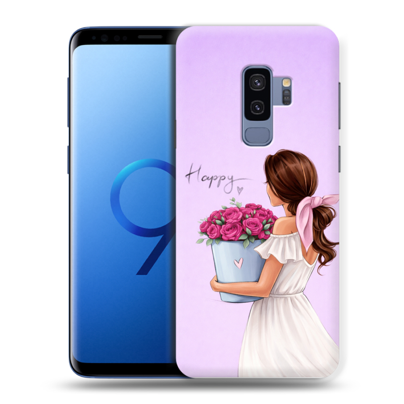 Силиконовый чехол на Samsung Galaxy S9 Plus с принтом женский Силиконовый чехол на Samsung Galaxy S9 Plus с принтом женский