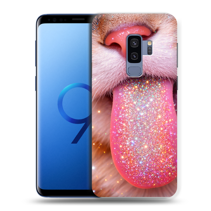 Силиконовый противоударный чехол на Samsung Galaxy S9 Plus с принтом для девочек Силиконовый противоударный чехол на Samsung Galaxy S9 Plus с принтом для девочек