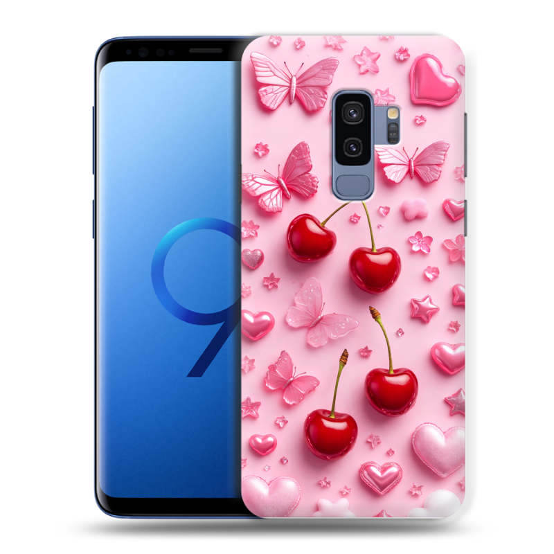 Силиконовый противоударный чехол на Samsung Galaxy S9 Plus с принтом для девочек Силиконовый противоударный чехол на Samsung Galaxy S9 Plus с принтом для девочек