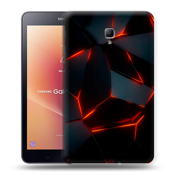 Силиконовый чехол на планшета Samsung Galaxy Tab A 8.0 (2017) с принтом Яркие абстракции Силиконовый чехол на планшета Samsung Galaxy Tab A 8.0 (2017) с принтом Яркие абстракции