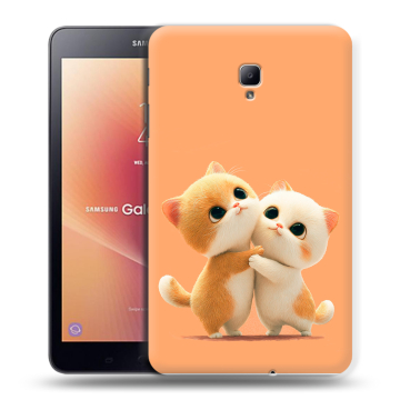 Силиконовый чехол на планшета Samsung Galaxy Tab A 8.0 (2017) с принтом Милые котики Силиконовый чехол на планшета Samsung Galaxy Tab A 8.0 (2017) с принтом Милые котики