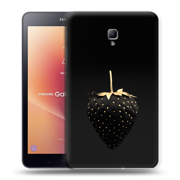 Силиконовый чехол на планшета Samsung Galaxy Tab A 8.0 (2017) с принтом Черная клубника Силиконовый чехол на планшета Samsung Galaxy Tab A 8.0 (2017) с принтом Черная клубника