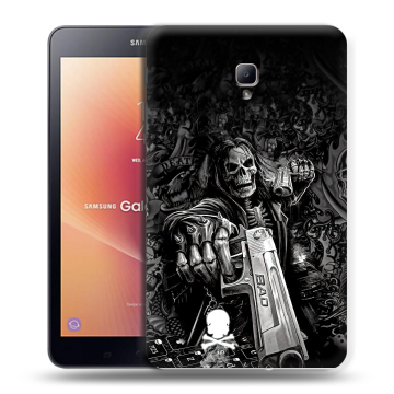 Силиконовый чехол на планшета Samsung Galaxy Tab A 8.0 (2017) с принтом Скелет Силиконовый чехол на планшета Samsung Galaxy Tab A 8.0 (2017) с принтом Скелет