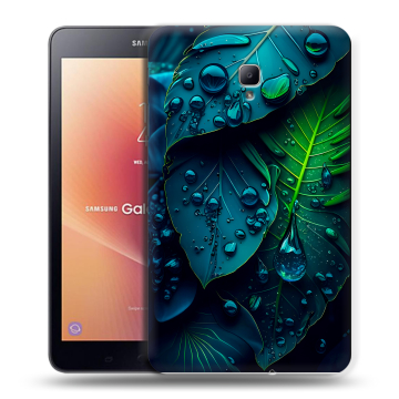 Силиконовый чехол на планшета Samsung Galaxy Tab A 8.0 (2017) с принтом Листья Силиконовый чехол на планшета Samsung Galaxy Tab A 8.0 (2017) с принтом Листья