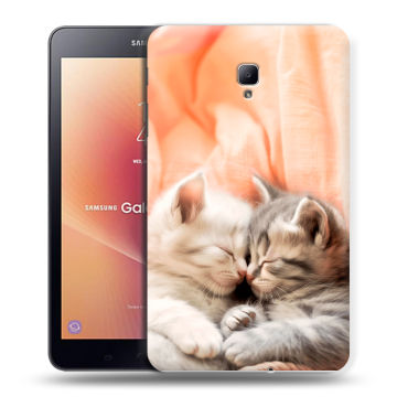 Силиконовый чехол на Samsung Galaxy Tab A 8.0 (2017) с принтом Котята