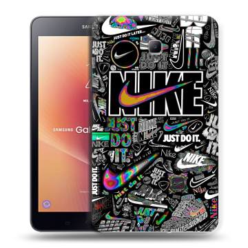 Силиконовый чехол на Samsung Galaxy Tab A 8.0 (2017) с принтом Найк