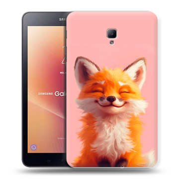 Силиконовый чехол на Samsung Galaxy Tab A 8.0 (2017) с принтом милая лиса Силиконовый чехол на Samsung Galaxy Tab A 8.0 (2017) с принтом милая лиса