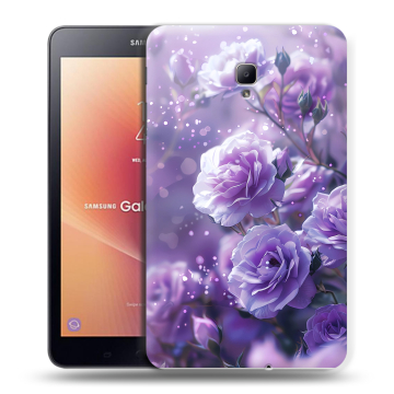 Силиконовый чехол на Samsung Galaxy Tab A 8.0 (2017) с принтом Розы цветы