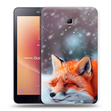 Силиконовый чехол на Samsung Galaxy Tab A 8.0 (2017) с принтом лиса