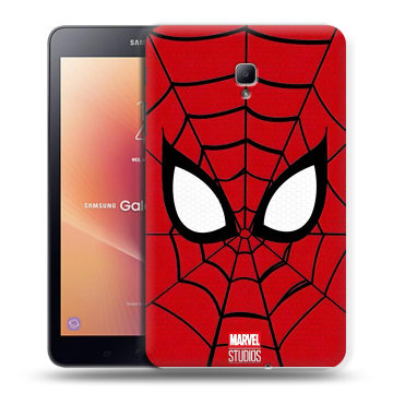 Силиконовый чехол на Samsung Galaxy Tab A 8.0 (2017) с принтом человек паук spiderman