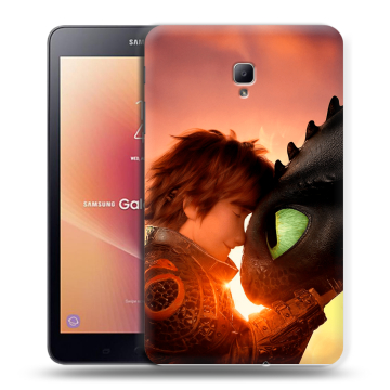Силиконовый чехол на Samsung Galaxy Tab A 8.0 (2017) с принтом Как приручить дракона