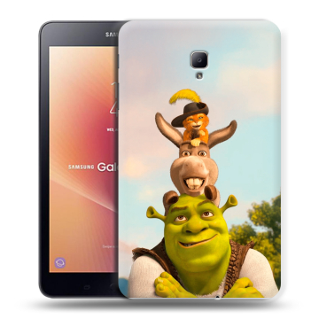 Силиконовый чехол на Samsung Galaxy Tab A 8.0 (2017) с принтом Шрек Shrek