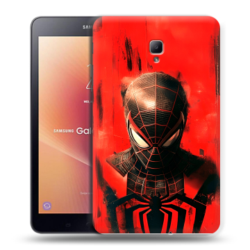 Силиконовый чехол на Samsung Galaxy Tab A 8.0 (2017) с принтом человек паук spiderman Силиконовый чехол на Samsung Galaxy Tab A 8.0 (2017) с принтом человек паук spiderman