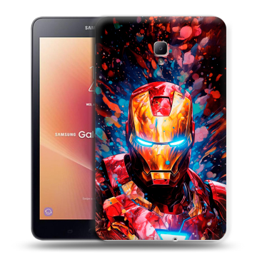 Силиконовый чехол на Samsung Galaxy Tab A 8.0 (2017) с принтом Железный человек Ironman Силиконовый чехол на Samsung Galaxy Tab A 8.0 (2017) с принтом Железный человек Ironman