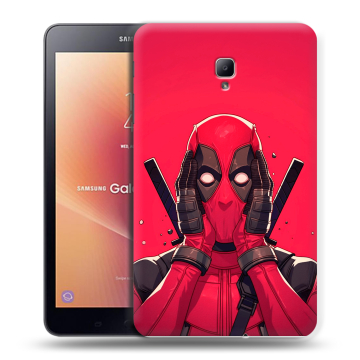 Силиконовый чехол на Samsung Galaxy Tab A 8.0 (2017) с принтом Дедпул Deadpool