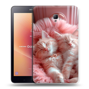 Силиконовый чехол на Samsung Galaxy Tab A 8.0 (2017) с принтом котята котики