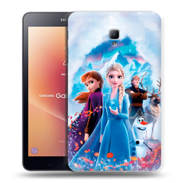 Силиконовый чехол на Samsung Galaxy Tab A 8.0 (2017) с принтом Холодное сердце Frozen Силиконовый чехол на Samsung Galaxy Tab A 8.0 (2017) с принтом Холодное сердце Frozen