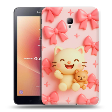 Силиконовый чехол на Samsung Galaxy Tab A 8.0 (2017) с принтом для девочек