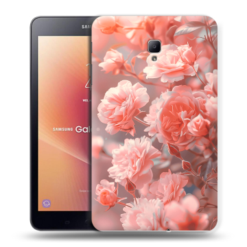 Силиконовый чехол на Samsung Galaxy Tab A 8.0 (2017) с принтом Розы цветы Силиконовый чехол на Samsung Galaxy Tab A 8.0 (2017) с принтом Розы цветы