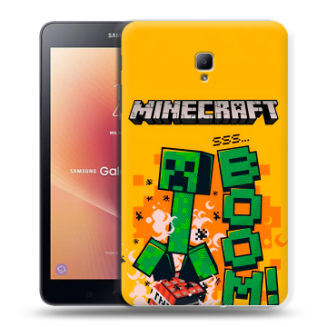 Силиконовый чехол на Samsung Galaxy Tab A 8.0 (2017) с принтом Майнкрафт Minecraft Силиконовый чехол на Samsung Galaxy Tab A 8.0 (2017) с принтом Майнкрафт Minecraft