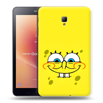 Силиконовый чехол на Samsung Galaxy Tab A 8.0 (2017) с принтом спанчбоб спанч боб Силиконовый чехол на Samsung Galaxy Tab A 8.0 (2017) с принтом спанчбоб спанч боб