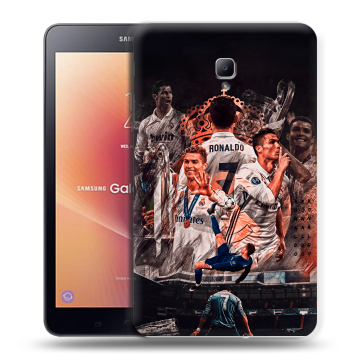 Силиконовый чехол на Samsung Galaxy Tab A 8.0 (2017) с принтом Реал Роналдо Real Ronaldo Силиконовый чехол на Samsung Galaxy Tab A 8.0 (2017) с принтом Реал Роналдо Real Ronaldo