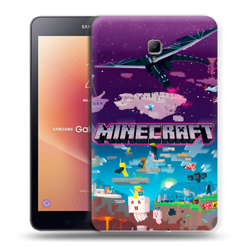Силиконовый чехол на Samsung Galaxy Tab A 8.0 (2017) с принтом Майнкрафт Minecraft Силиконовый чехол на Samsung Galaxy Tab A 8.0 (2017) с принтом Майнкрафт Minecraft