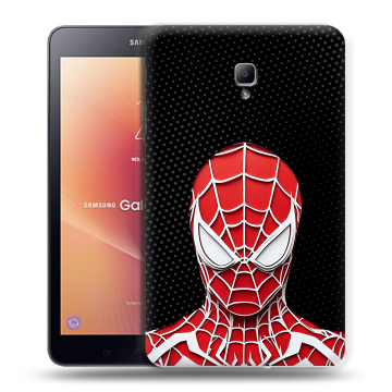Силиконовый чехол на Samsung Galaxy Tab A 8.0 (2017) с принтом человек паук spiderman