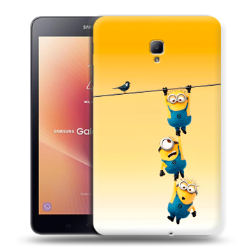 Силиконовый чехол на Samsung Galaxy Tab A 8.0 (2017) с принтом Миньоны Силиконовый чехол на Samsung Galaxy Tab A 8.0 (2017) с принтом Миньоны