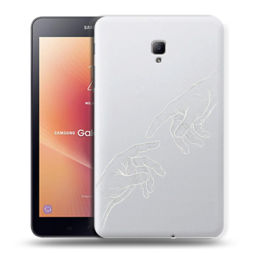 Силиконовый чехол на Samsung Galaxy Tab A 8.0 (2017) с принтом Сотворение мира