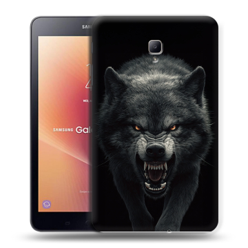 Силиконовый чехол на Samsung Galaxy Tab A 8.0 (2017) с принтом Волк Силиконовый чехол на Samsung Galaxy Tab A 8.0 (2017) с принтом Волк