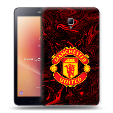 Силиконовый чехол на Samsung Galaxy Tab A 8.0 (2017) с принтом Manchester United