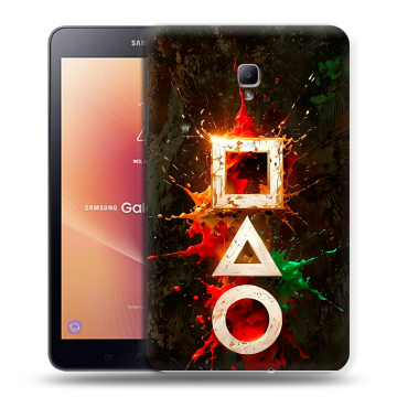 Силиконовый чехол на Samsung Galaxy Tab A 8.0 (2017) с принтом Squid Game Игра кальмара