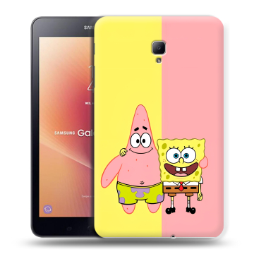 Силиконовый чехол на Samsung Galaxy Tab A 8.0 (2017) с принтом Спанч боб Спанчбоб Силиконовый чехол на Samsung Galaxy Tab A 8.0 (2017) с принтом Спанч боб Спанчбоб