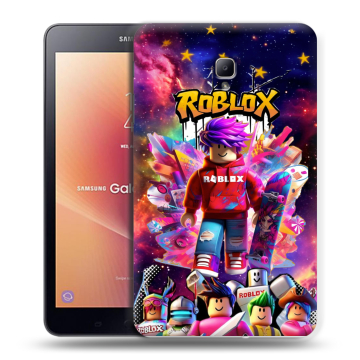 Силиконовый чехол на Samsung Galaxy Tab A 8.0 (2017) с принтом Roblox Роблокс