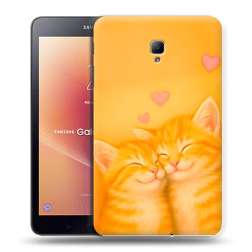 Силиконовый чехол на Samsung Galaxy Tab A 8.0 (2017) с принтом Милые котята