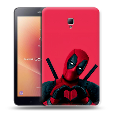 Силиконовый чехол на Samsung Galaxy Tab A 8.0 (2017) с принтом Дедпул Deadpool