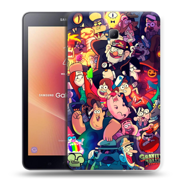 Силиконовый чехол на Samsung Galaxy Tab A 8.0 (2017) с принтом Gravity Falls Гравити Фолз Силиконовый чехол на Samsung Galaxy Tab A 8.0 (2017) с принтом Gravity Falls Гравити Фолз