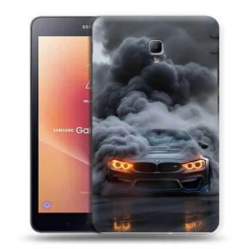 Силиконовый чехол на Samsung Galaxy Tab A 8.0 (2017) с принтом BMW БМВ