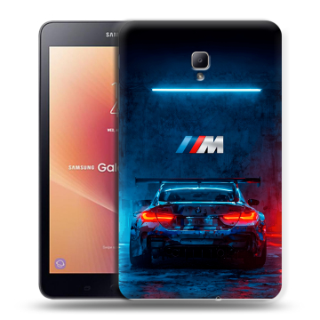 Силиконовый чехол на Samsung Galaxy Tab A 8.0 (2017) с принтом BMW БМВ Силиконовый чехол на Samsung Galaxy Tab A 8.0 (2017) с принтом BMW БМВ