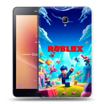 Силиконовый чехол на Samsung Galaxy Tab A 8.0 (2017) с принтом Roblox Роблокс