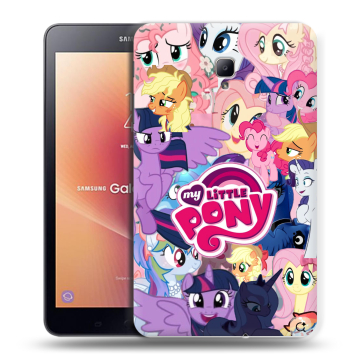 Силиконовый чехол на Samsung Galaxy Tab A 8.0 (2017) с принтом My little pony Дружба чудо