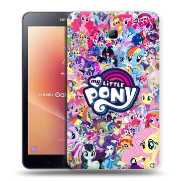 Силиконовый чехол на Samsung Galaxy Tab A 8.0 (2017) с принтом My little pony Дружба чудо Силиконовый чехол на Samsung Galaxy Tab A 8.0 (2017) с принтом My little pony Дружба чудо