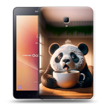 Силиконовый чехол на Samsung Galaxy Tab A 8.0 (2017) с принтом смешная панда