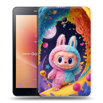 Силиконовый чехол на Samsung Galaxy Tab A 8.0 (2017) с принтом Labubu Лабубу
