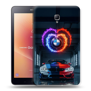 Силиконовый чехол на Samsung Galaxy Tab A 8.0 (2017) с принтом BMW БМВ Силиконовый чехол на Samsung Galaxy Tab A 8.0 (2017) с принтом BMW БМВ