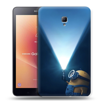Силиконовый чехол на Samsung Galaxy Tab A 8.0 (2017) с принтом Миньоны Силиконовый чехол на Samsung Galaxy Tab A 8.0 (2017) с принтом Миньоны