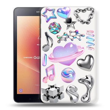 Силиконовый чехол на Samsung Galaxy Tab A 8.0 (2017) с принтом Y2K
