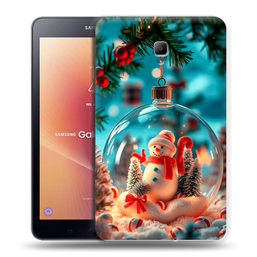 Силиконовый чехол на Samsung Galaxy Tab A 8.0 (2017) с принтом Новый год